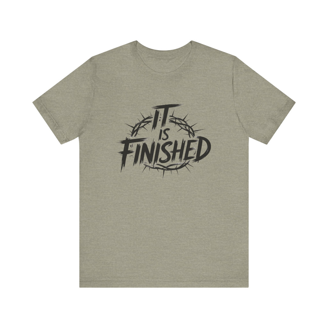 It Is Finished – Bold Christian Redemption Shirt (John 19:30)