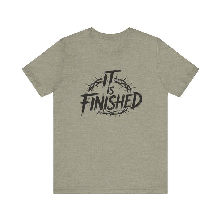 It Is Finished – Bold Christian Redemption Shirt (John 19:30)