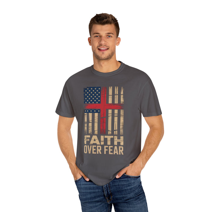 Faith Over Fear Patriotic T-shirt