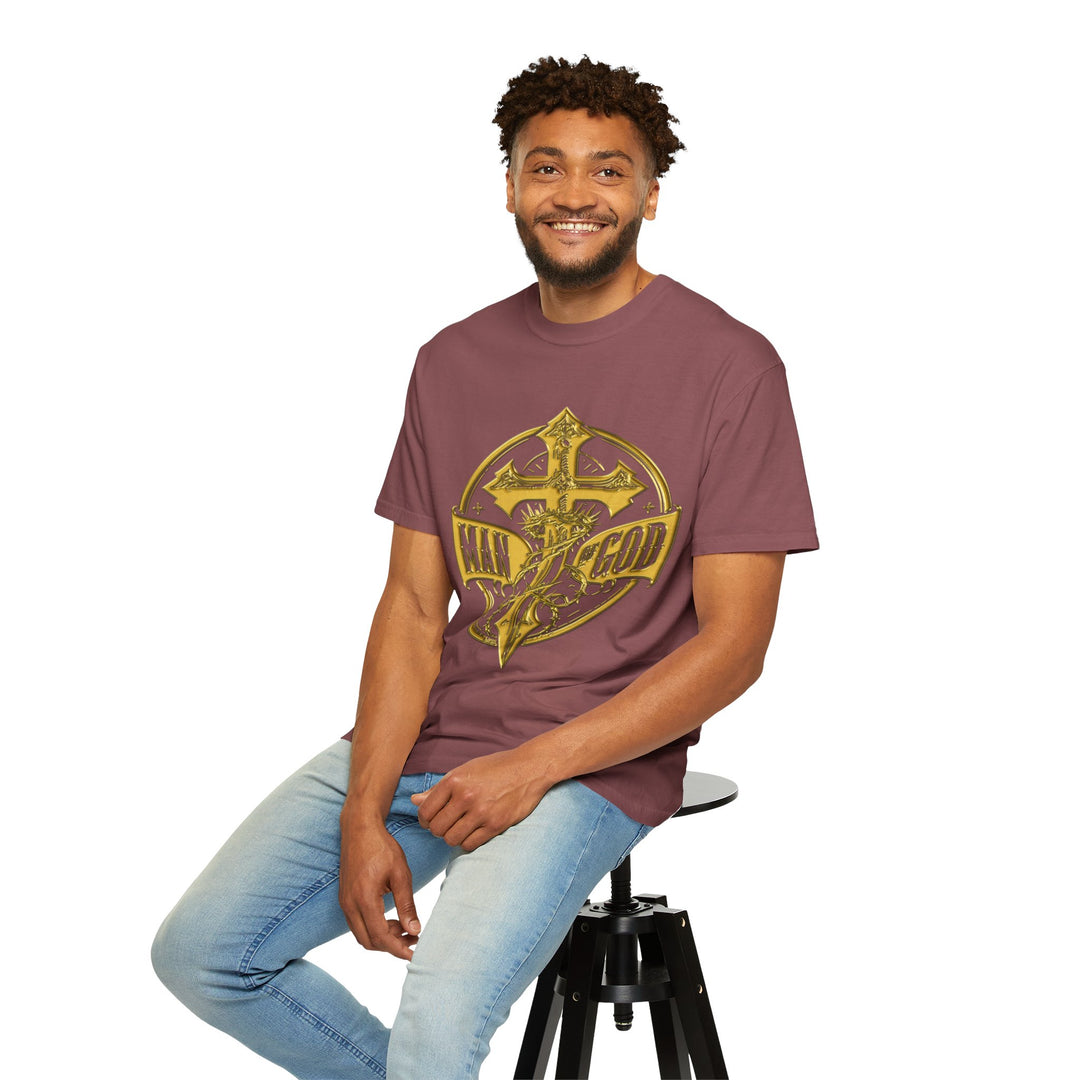 Warrior Spirit T-shirt - Royal Identity Gold Crest Design