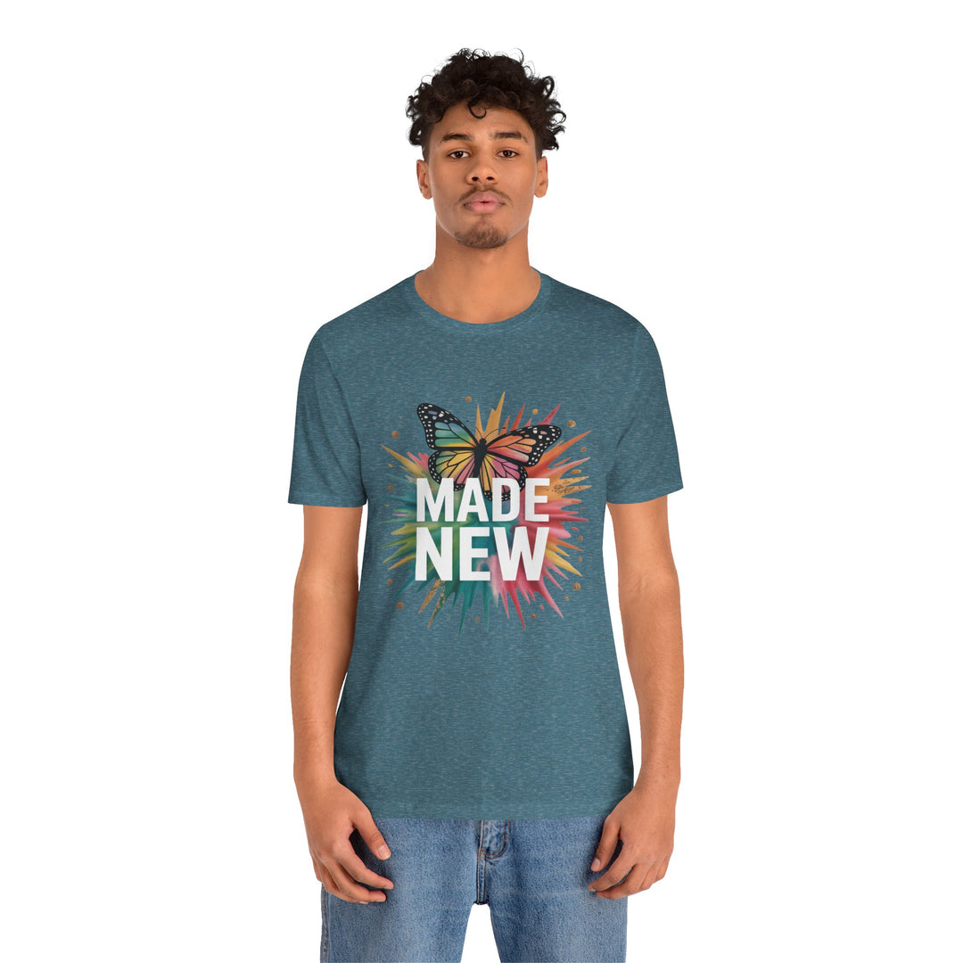 Made New – Christian Butterfly Transformation Shirt (2 Corinthians 5:17)