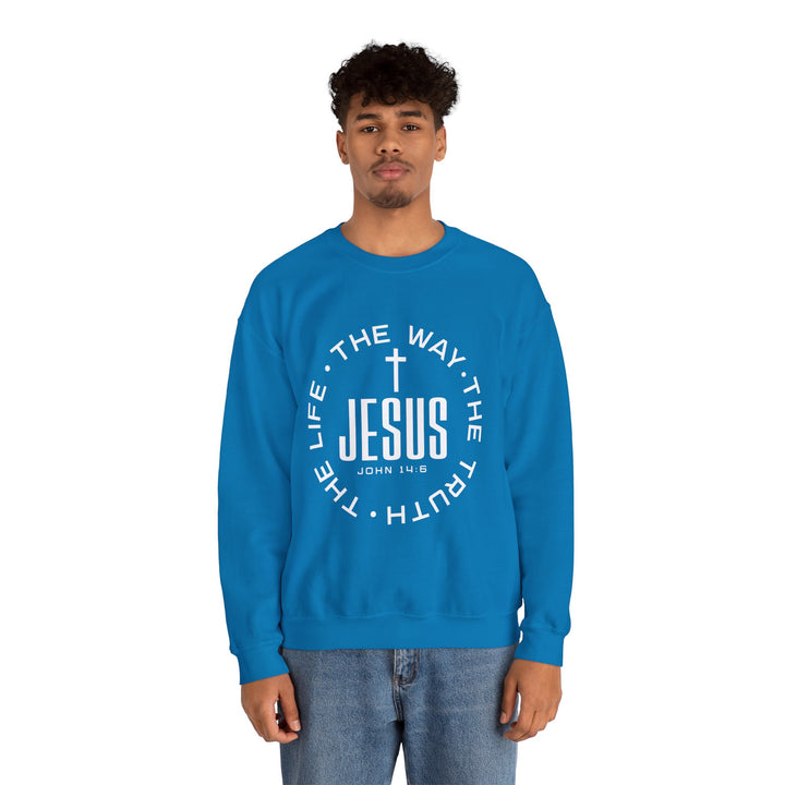 Jesus The Way, The Truth, and The Life Sweatshirt
