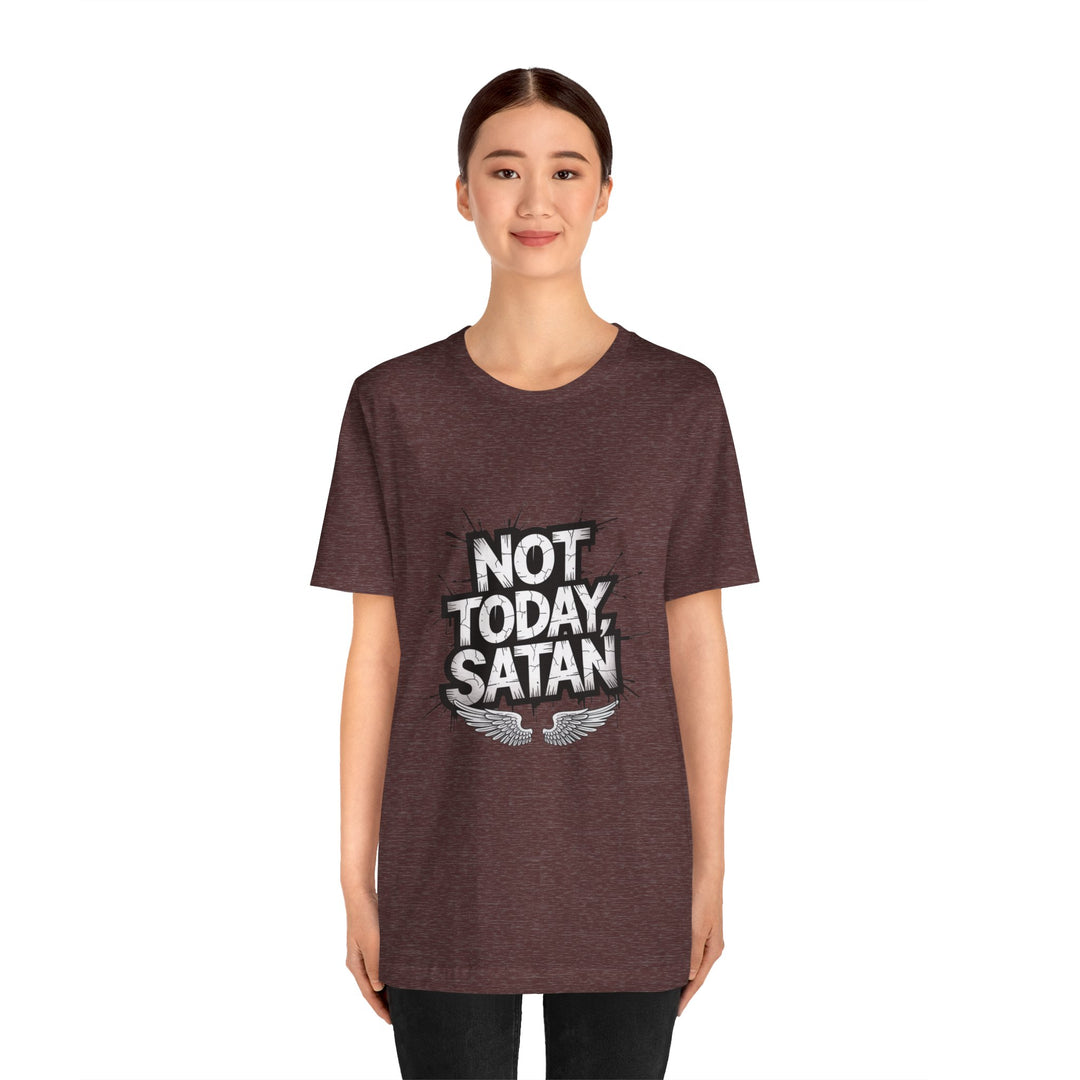 Not Today, Satan – Bold Christian Spiritual Warfare Shirt