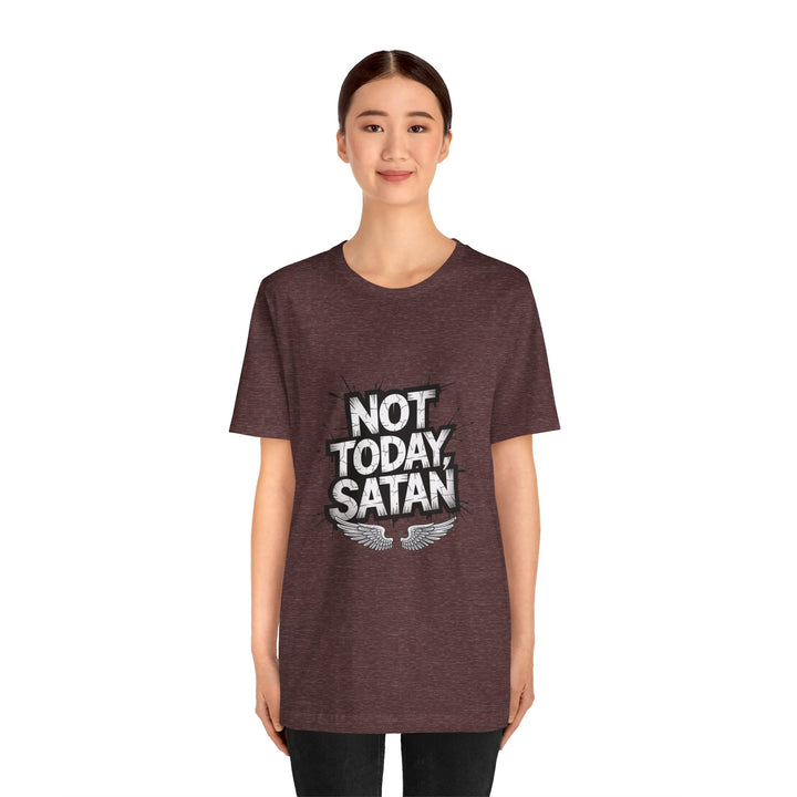 Not Today, Satan – Bold Christian Spiritual Warfare Shirt