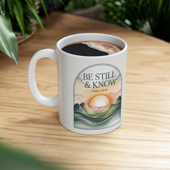 Be Still & Know – Psalm 46:10 Christian Mug