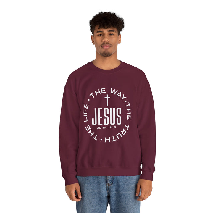 Jesus The Way, The Truth, and The Life Sweatshirt