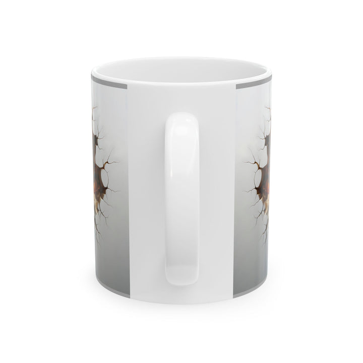 3D Christian Cross Ceramic Mug - Nature-Inspired Coffee Cup, Unique Gift for Nature Lovers, Home Decor, Morning Coffee, Relaxing Moments