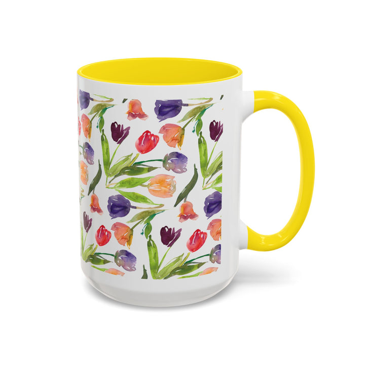 Be Joyful Always – Watercolor Tulip Scripture Mug