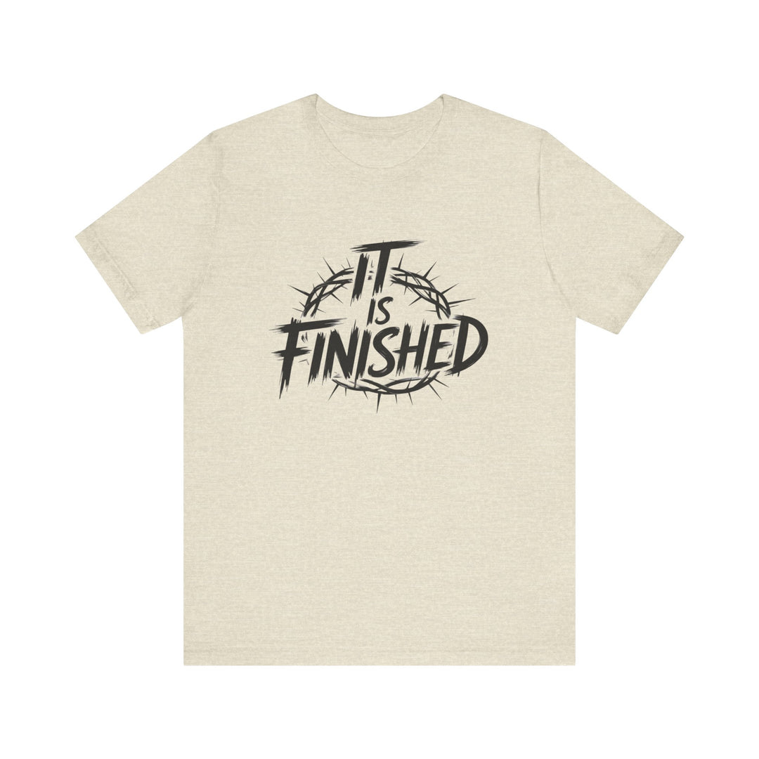 It Is Finished – Bold Christian Redemption Shirt (John 19:30)