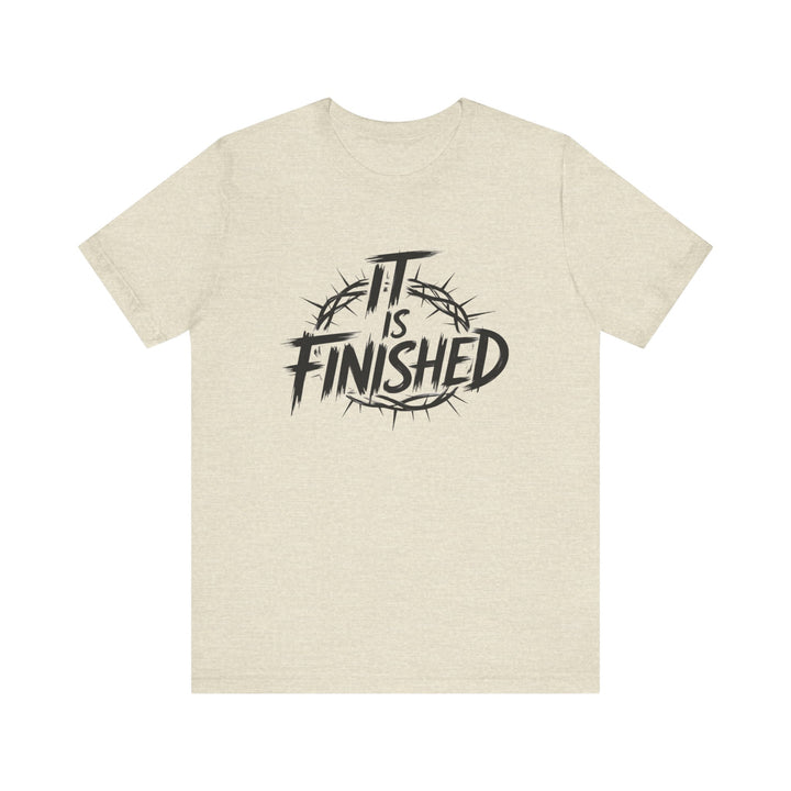 It Is Finished – Bold Christian Redemption Shirt (John 19:30)