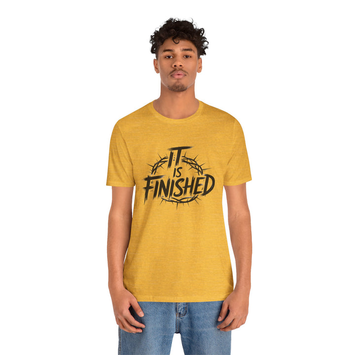 It Is Finished – Bold Christian Redemption Shirt (John 19:30)