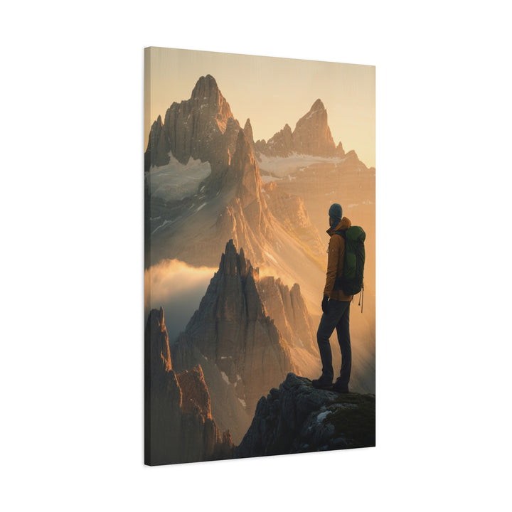 Take Heart – John 16:33 | Christian Mountain Wall Art for Courage and Strength