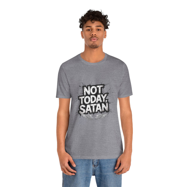 Not Today, Satan – Bold Christian Spiritual Warfare Shirt