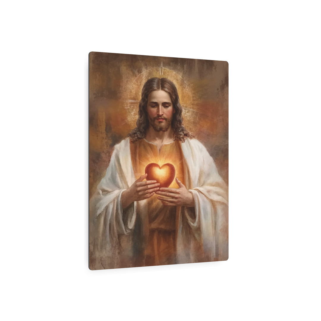 Sacred Heart of Jesus - Traditional Metal Wall Art
