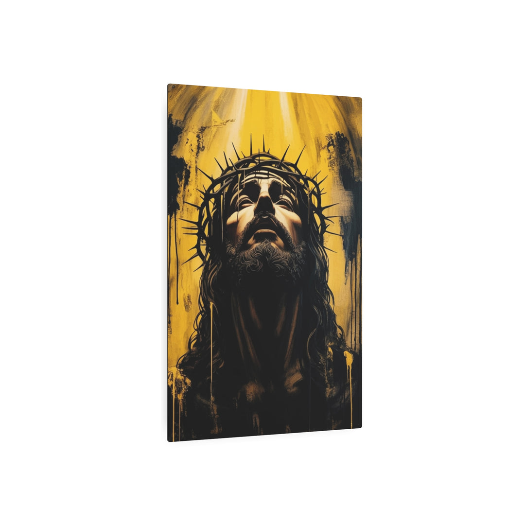 "Crown of Thorns - Crown of Glory" - Triumph Through Suffering Metal Wall Art