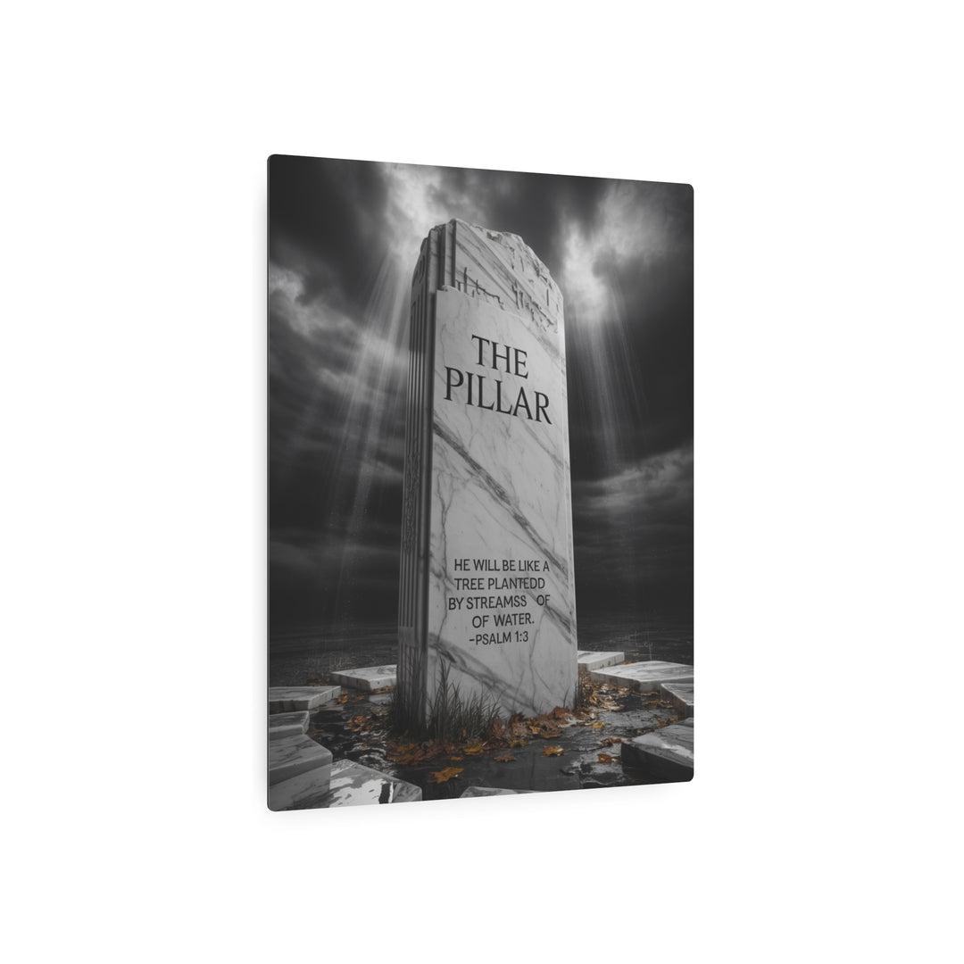 "The Pillar" - Spiritual Fatherhood Psalm 1:3 Metal Wall Art
