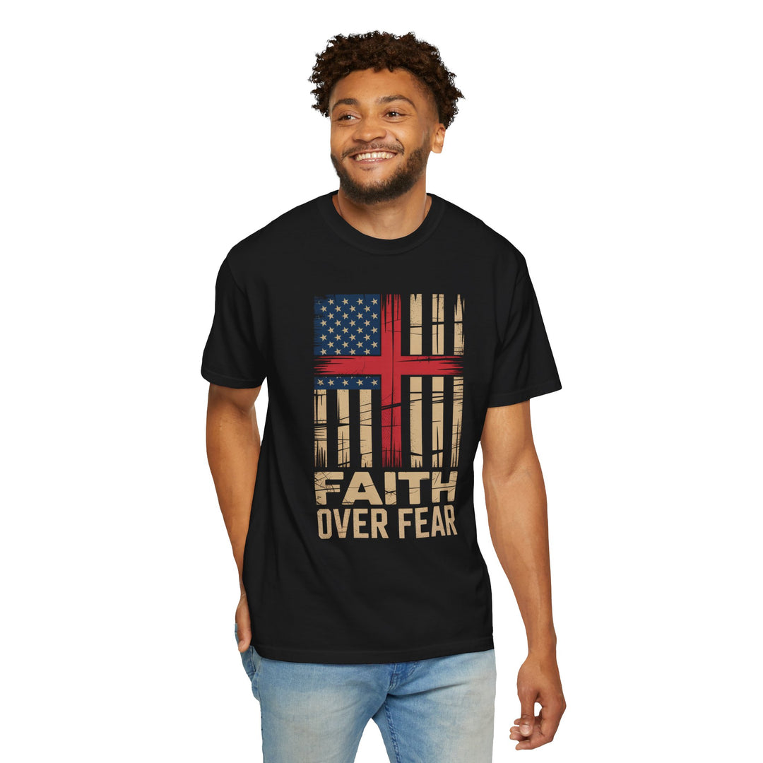 Faith Over Fear Patriotic T-shirt