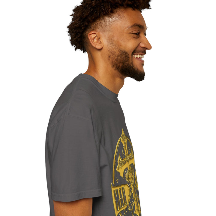 Warrior Spirit T-shirt - Royal Identity Gold Crest Design