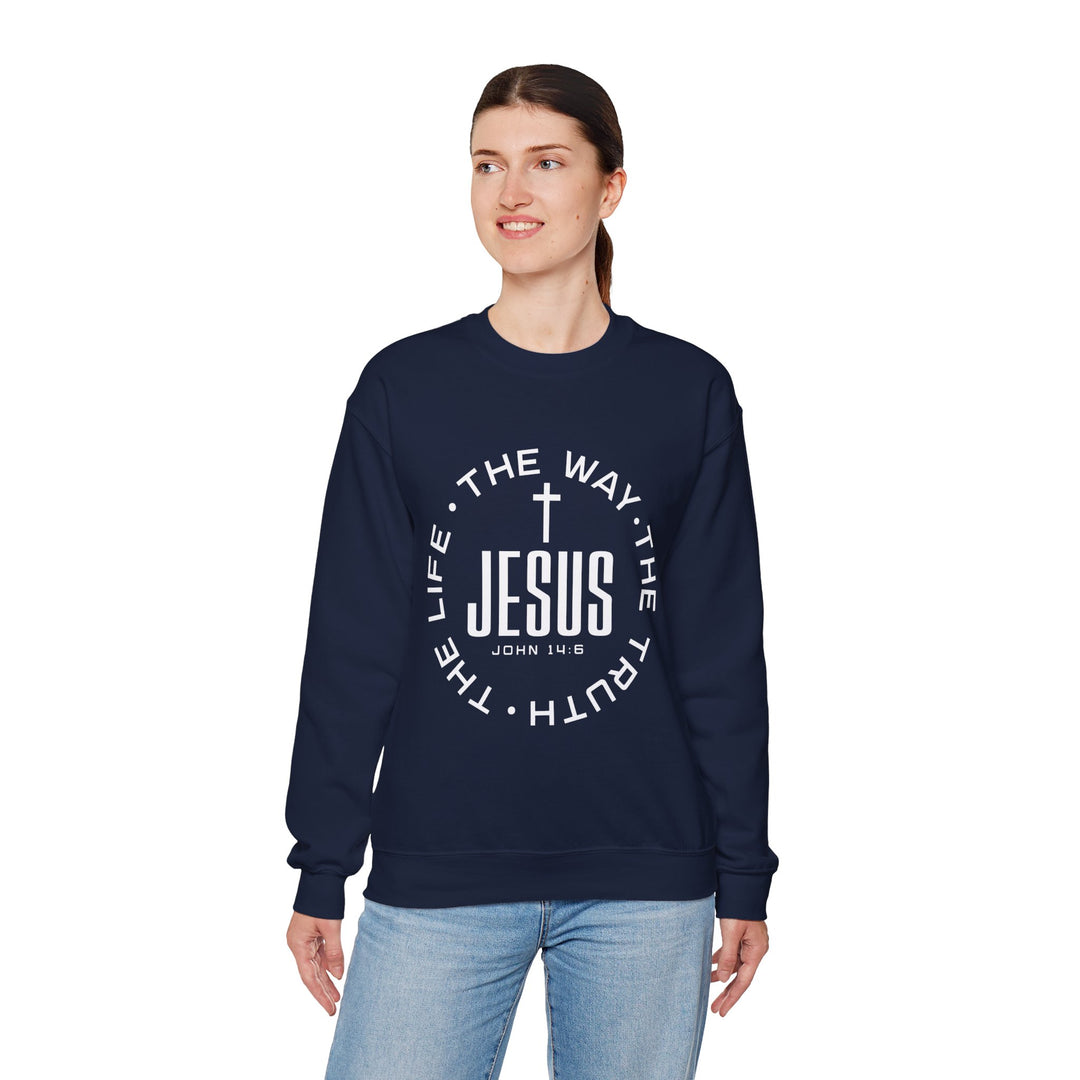 Jesus The Way, The Truth, and The Life Sweatshirt