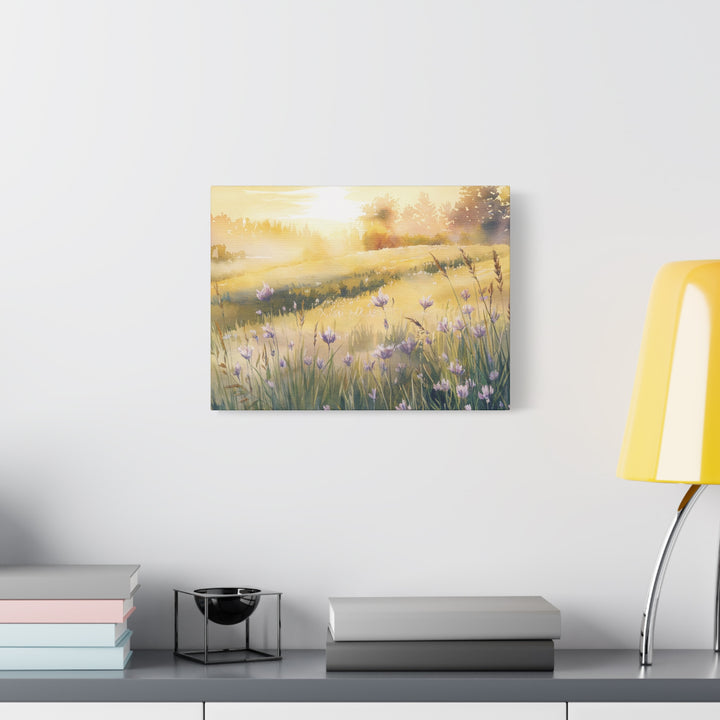 Steadfast Love – Christian Sunrise Canvas Wall Art | Lamentations 3:22 Inspired Print