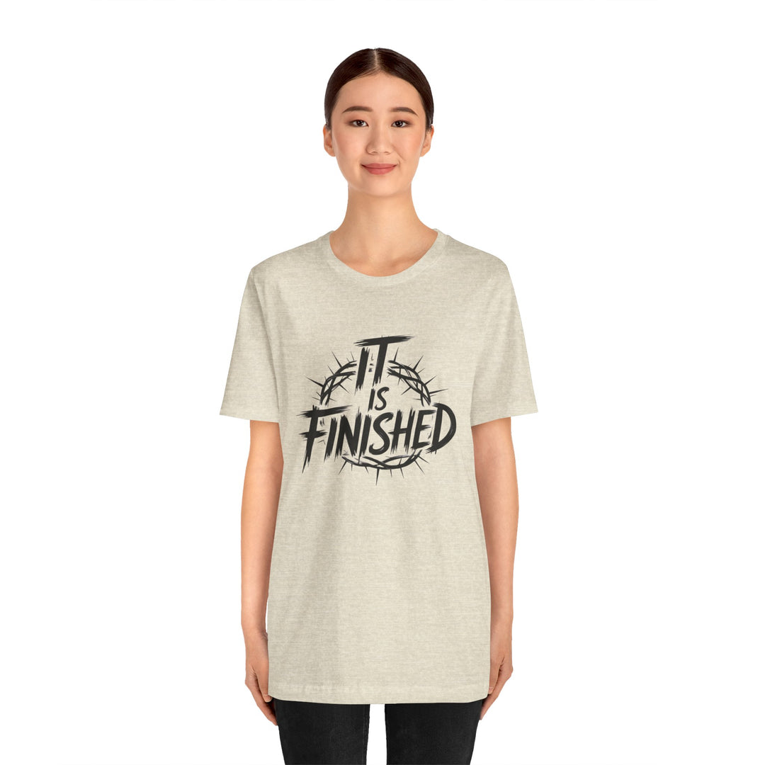 It Is Finished – Bold Christian Redemption Shirt (John 19:30)