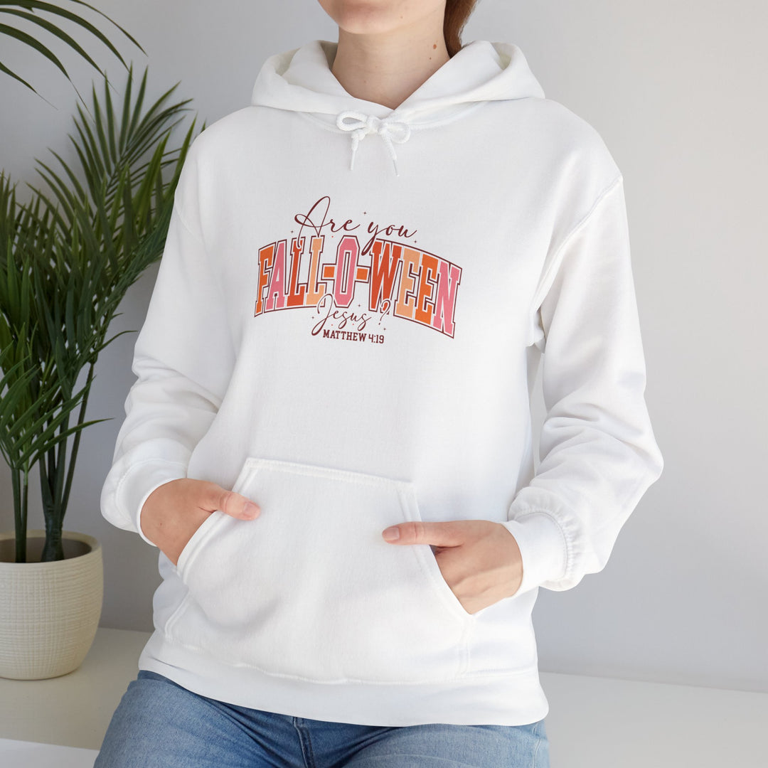 Fall-O-Ween Hoodie Sweatshirt - Matthew 4:19 Retro Style Design