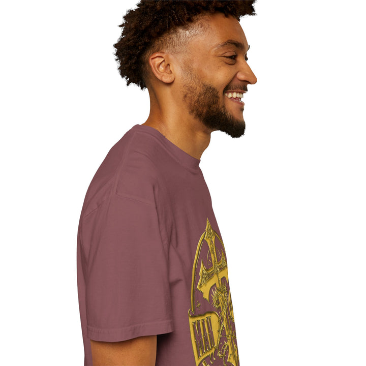 Warrior Spirit T-shirt - Royal Identity Gold Crest Design