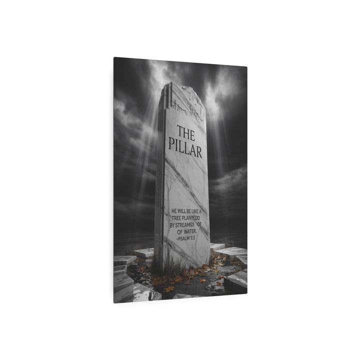 "The Pillar" - Spiritual Fatherhood Psalm 1:3 Metal Wall Art
