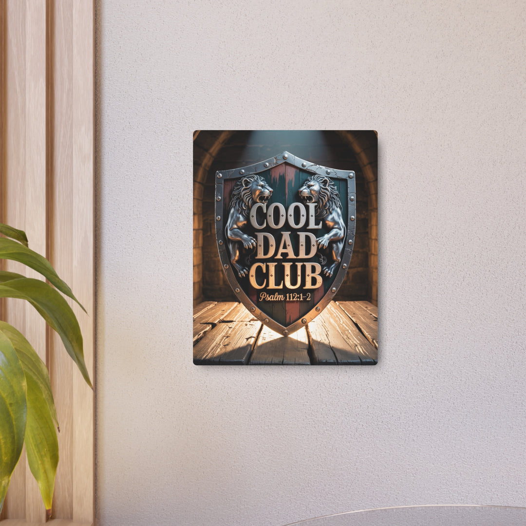 "Psalm 112 Shield" - Medieval Crest Scripture Metal Wall Art