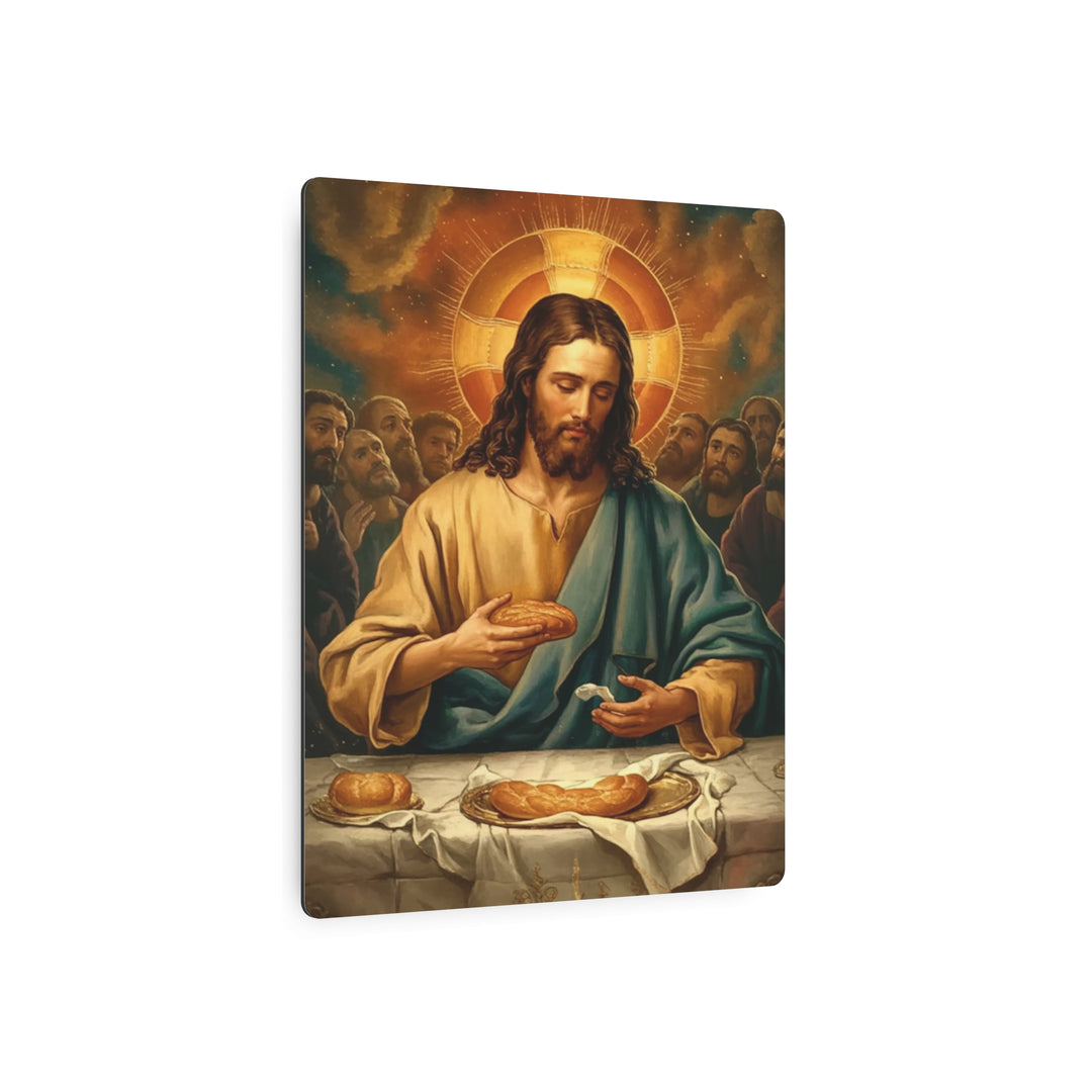 "The Last Supper - Breaking of Bread" - Sacred Metal Wall Art
