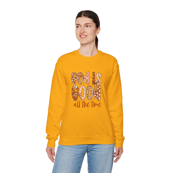 God Is Good Sweatshirt, Inspirational Crewneck, Cozy Fall Fashion, Unisex Apparel, Perfect Gift for Christians