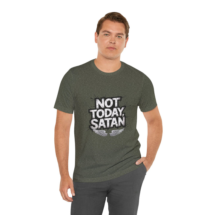 Not Today, Satan – Bold Christian Spiritual Warfare Shirt