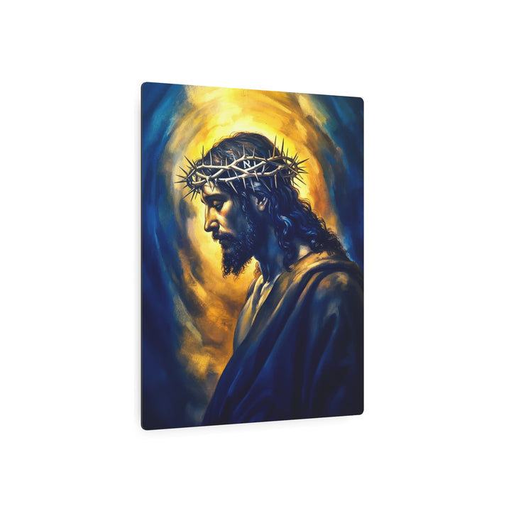 "Crown of Thorns - Divine Glory" - Christ's Victory Metal Wall Art