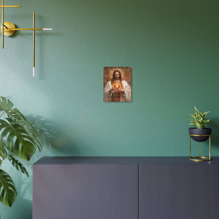 Sacred Heart of Jesus - Traditional Metal Wall Art