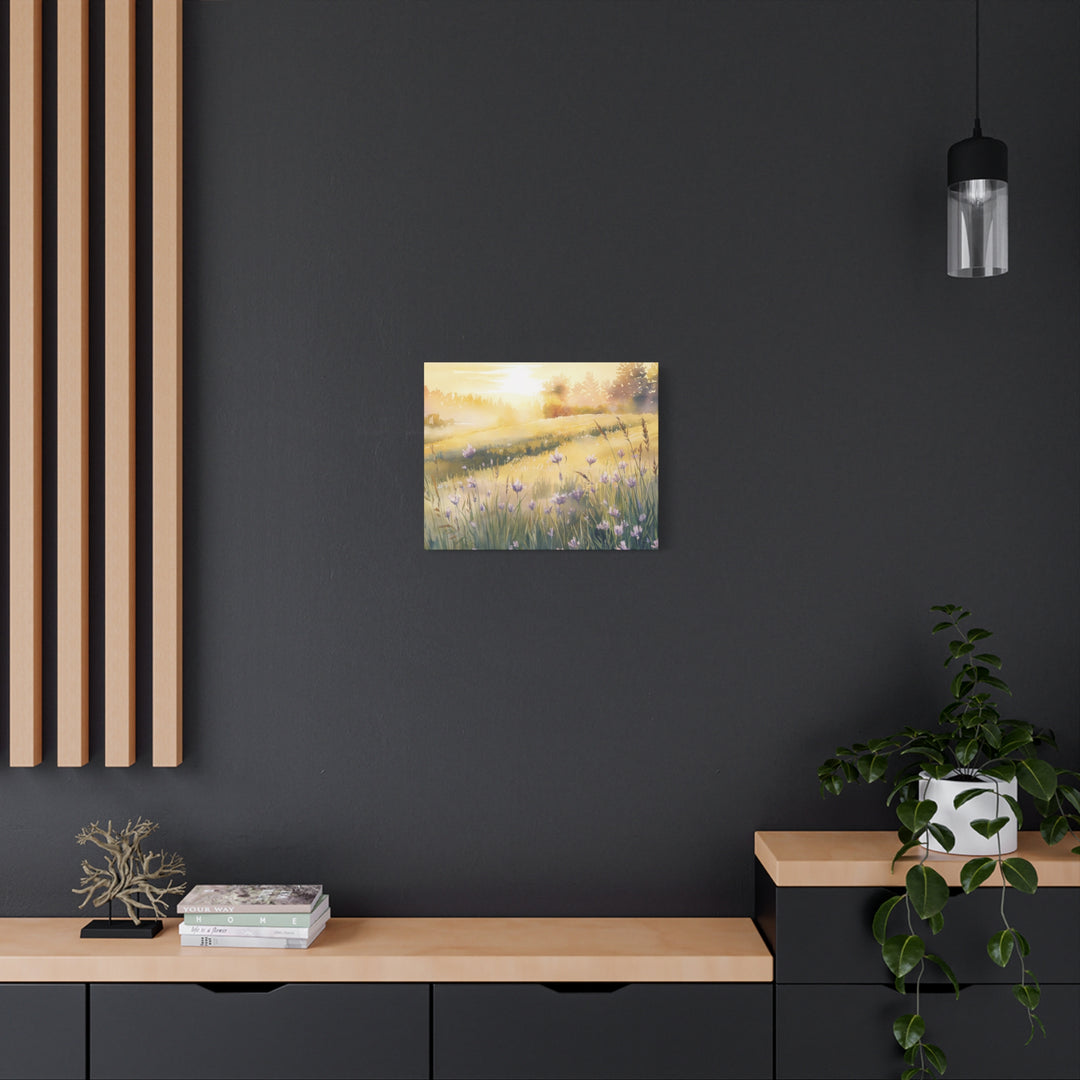Steadfast Love – Christian Sunrise Canvas Wall Art | Lamentations 3:22 Inspired Print