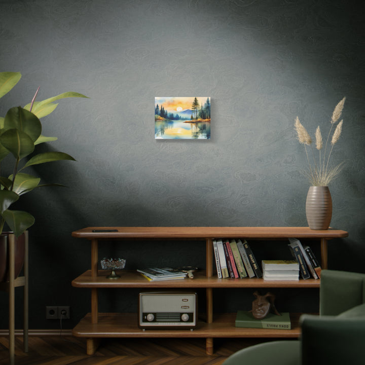 Canvas Print - Silent Reflection Inspired by Psalm 46
