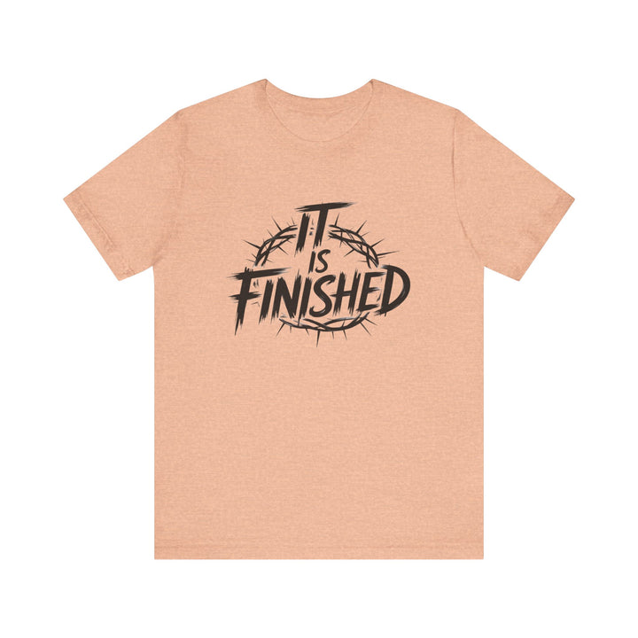 It Is Finished – Bold Christian Redemption Shirt (John 19:30)