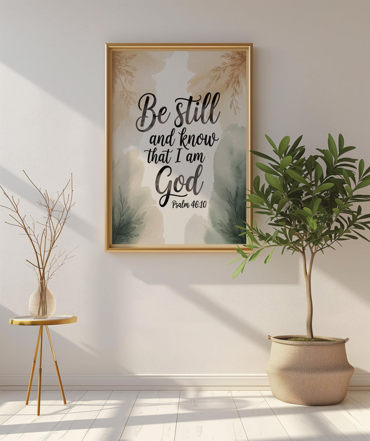 Be Still - Free Digital Print (Psalm 46:10)