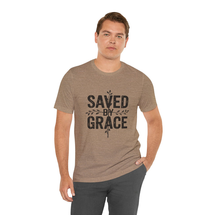 Saved by Grace – Vintage Christian Faith Shirt