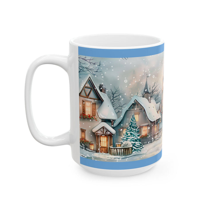Winter Wonderland Ceramic Mug | Cozy Holiday Gift, Christmas Decor, Coffee Lover Mug, Festive Tea Cup, Snowy Scene