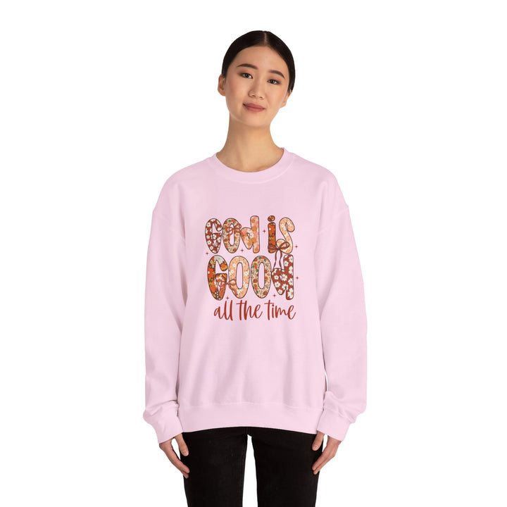 God Is Good Sweatshirt, Inspirational Crewneck, Cozy Fall Fashion, Unisex Apparel, Perfect Gift for Christians