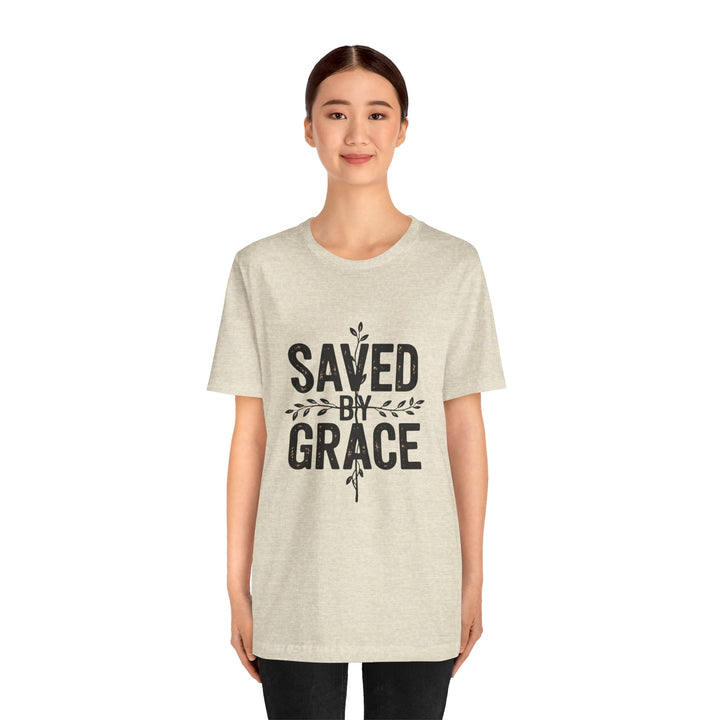Saved by Grace – Vintage Christian Faith Shirt
