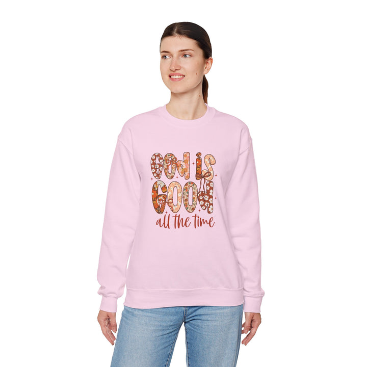 God Is Good Sweatshirt, Inspirational Crewneck, Cozy Fall Fashion, Unisex Apparel, Perfect Gift for Christians