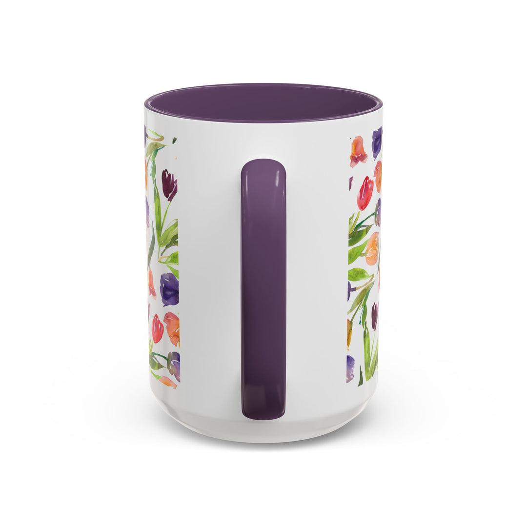 Be Joyful Always – Watercolor Tulip Scripture Mug