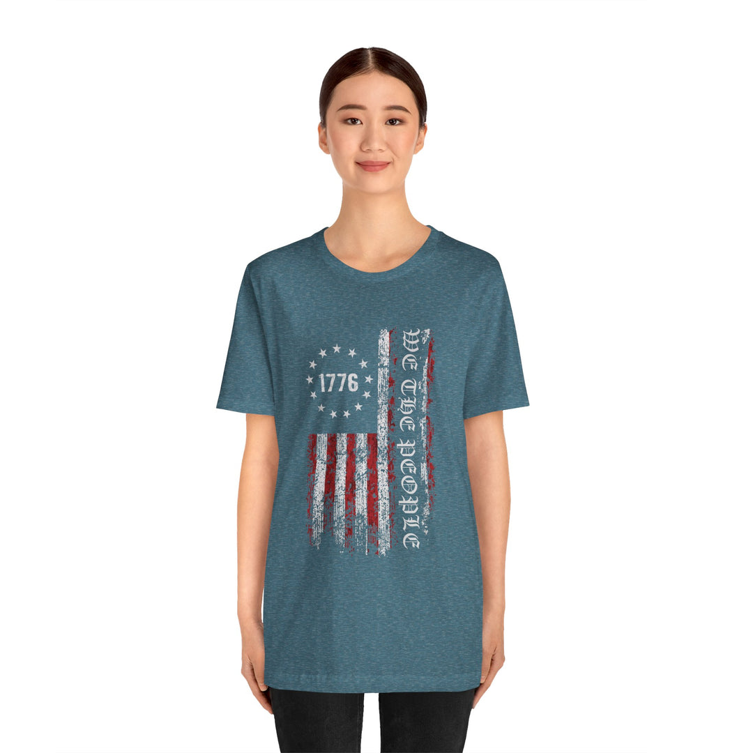 Patriotic Vintage Tee, 4th of July Shirt, Independence Day Gift, Unisex Graphic Tee, American Flag T-Shirt, Casual Wear