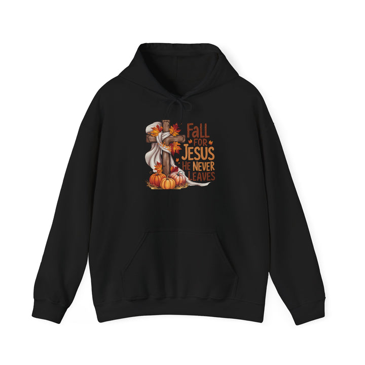 Christian Hoodie - Fall for Jesus Inspirational Unisex Sweatshirt