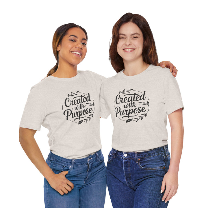 Created with Purpose – Inspirational Christian Identity Shirt