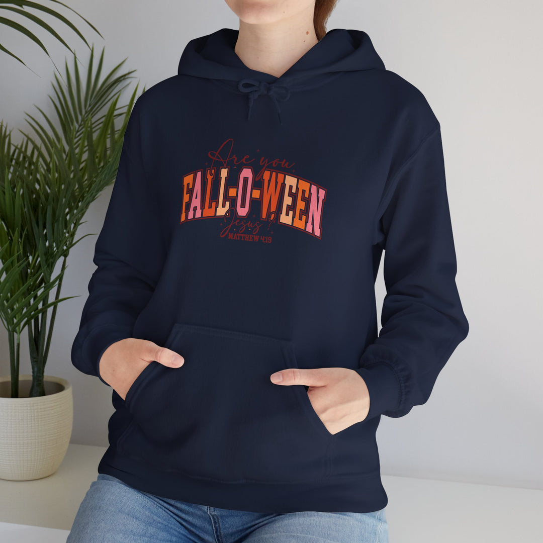Fall-O-Ween Hoodie Sweatshirt - Matthew 4:19 Retro Style Design