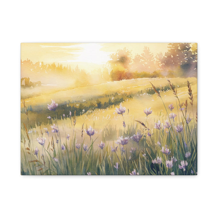 Steadfast Love – Christian Sunrise Canvas Wall Art | Lamentations 3:22 Inspired Print