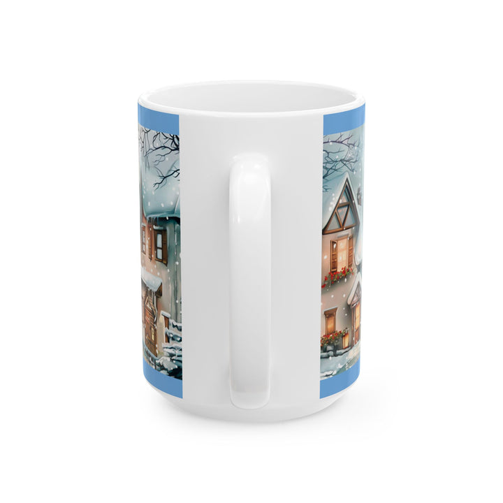 Winter Wonderland Ceramic Mug | Cozy Holiday Gift, Christmas Decor, Coffee Lover Mug, Festive Tea Cup, Snowy Scene